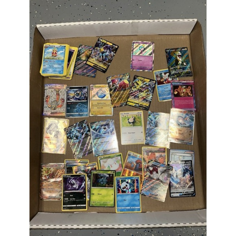 Huge pokemon cards lot ex, v, XY holo,‎ ralts baby shiny, bulk, and more